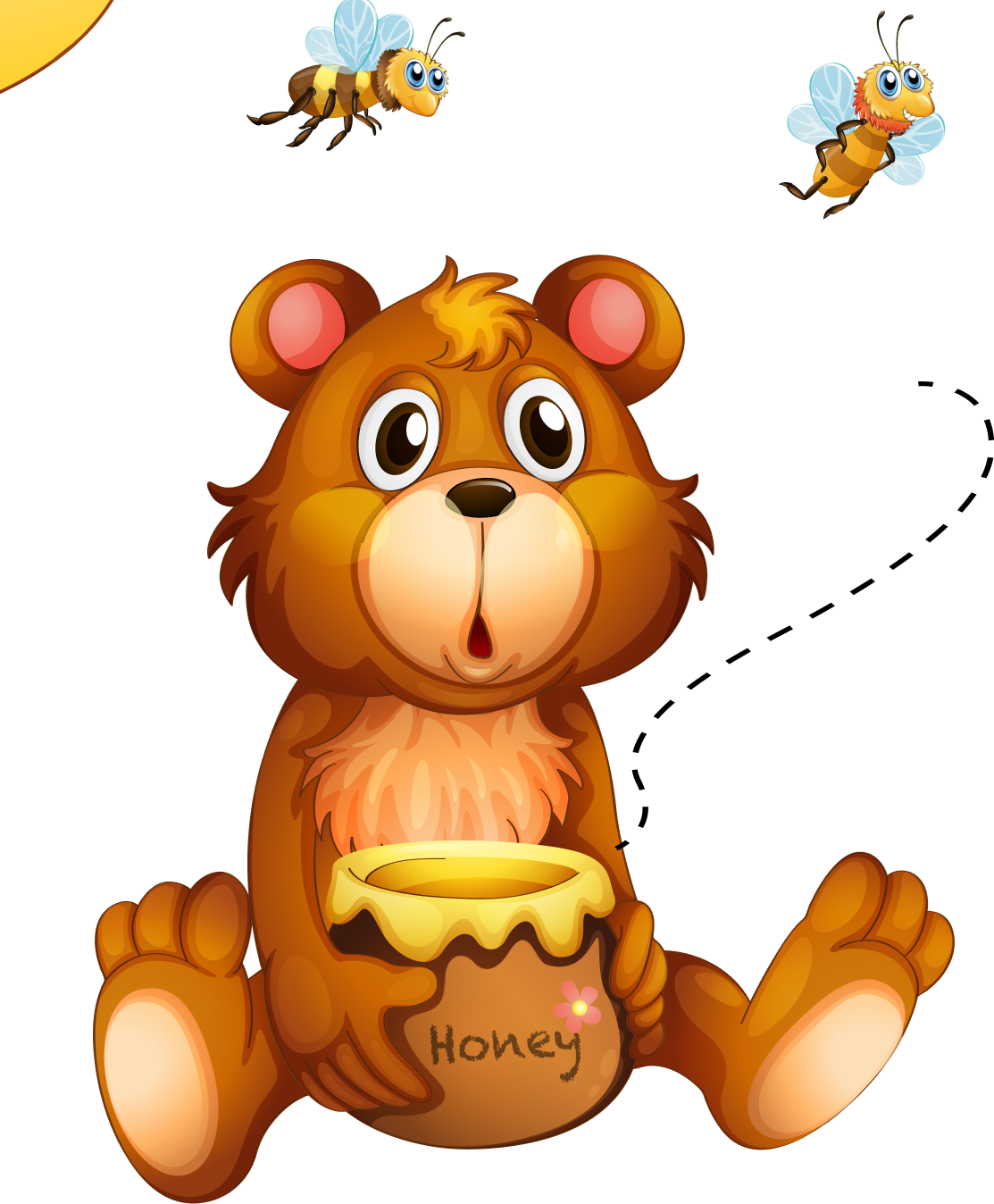 Bear on Rainbow