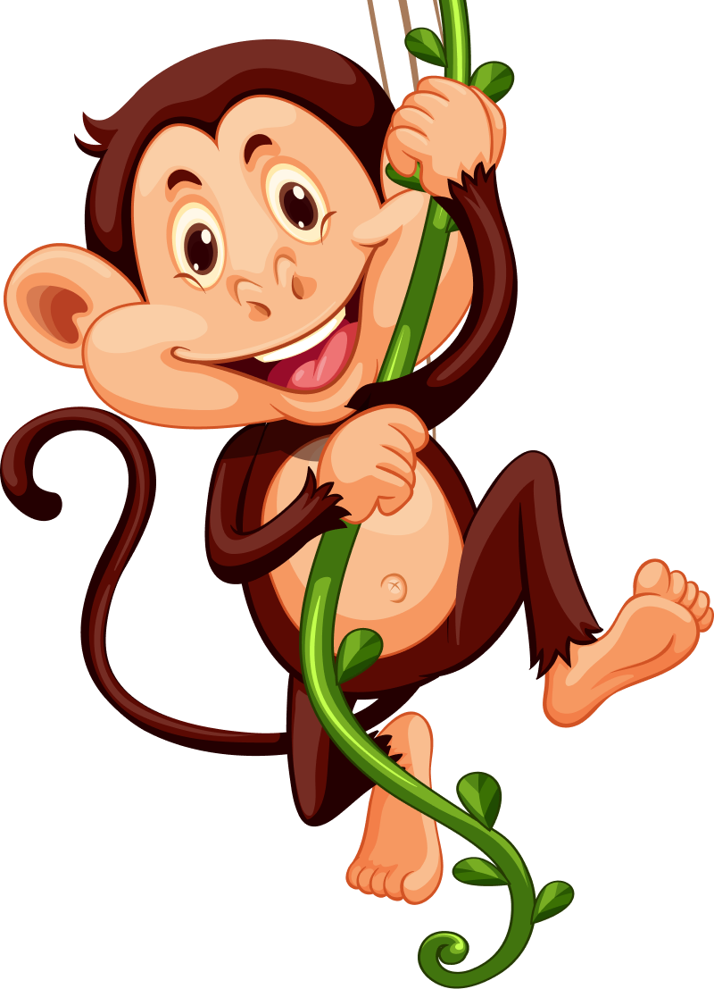 Monkey on Vine