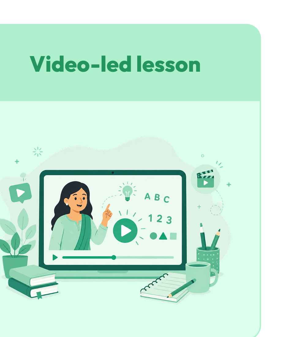Video-led lesson
