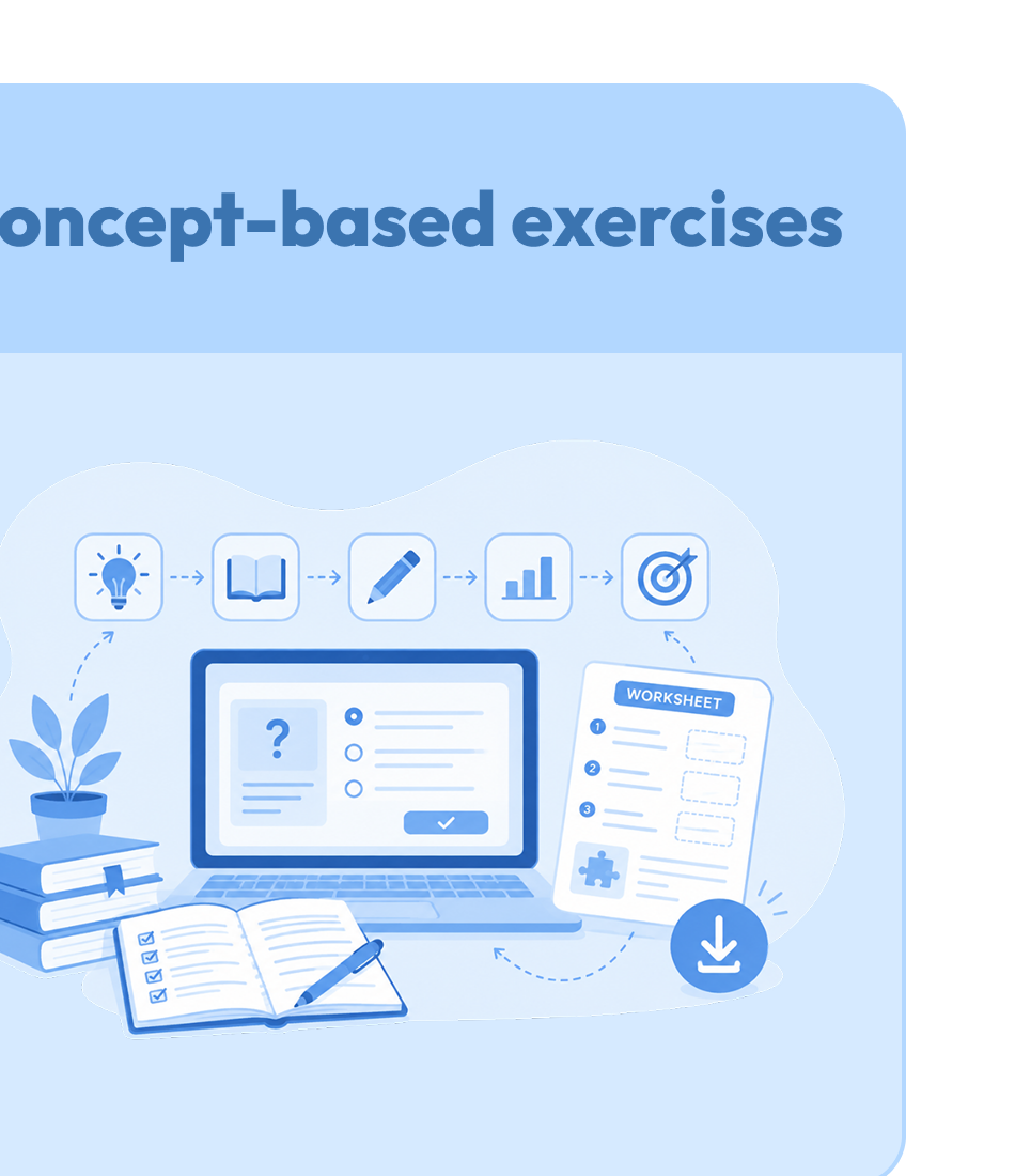 Concept-based exercises