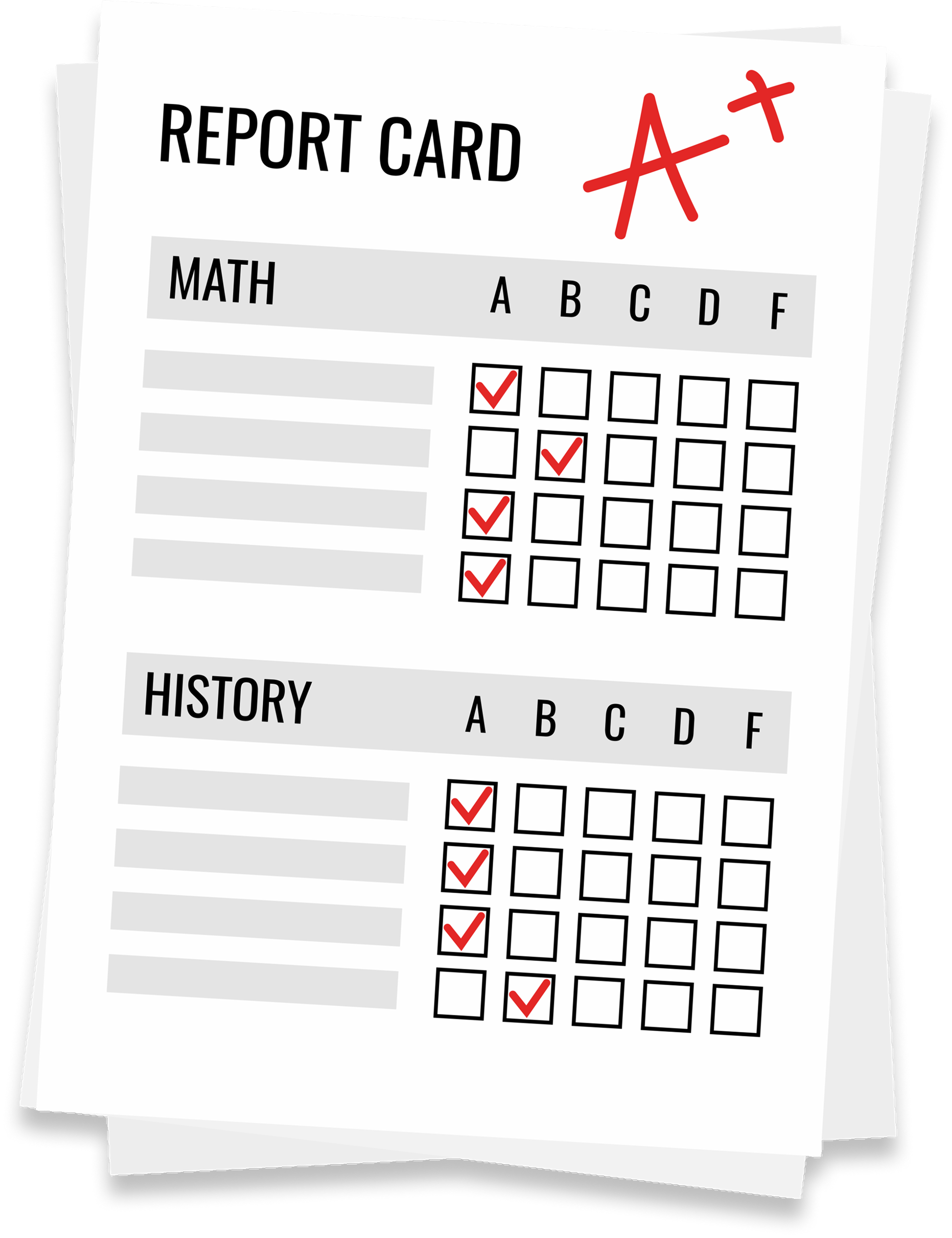 Traditional Report Card