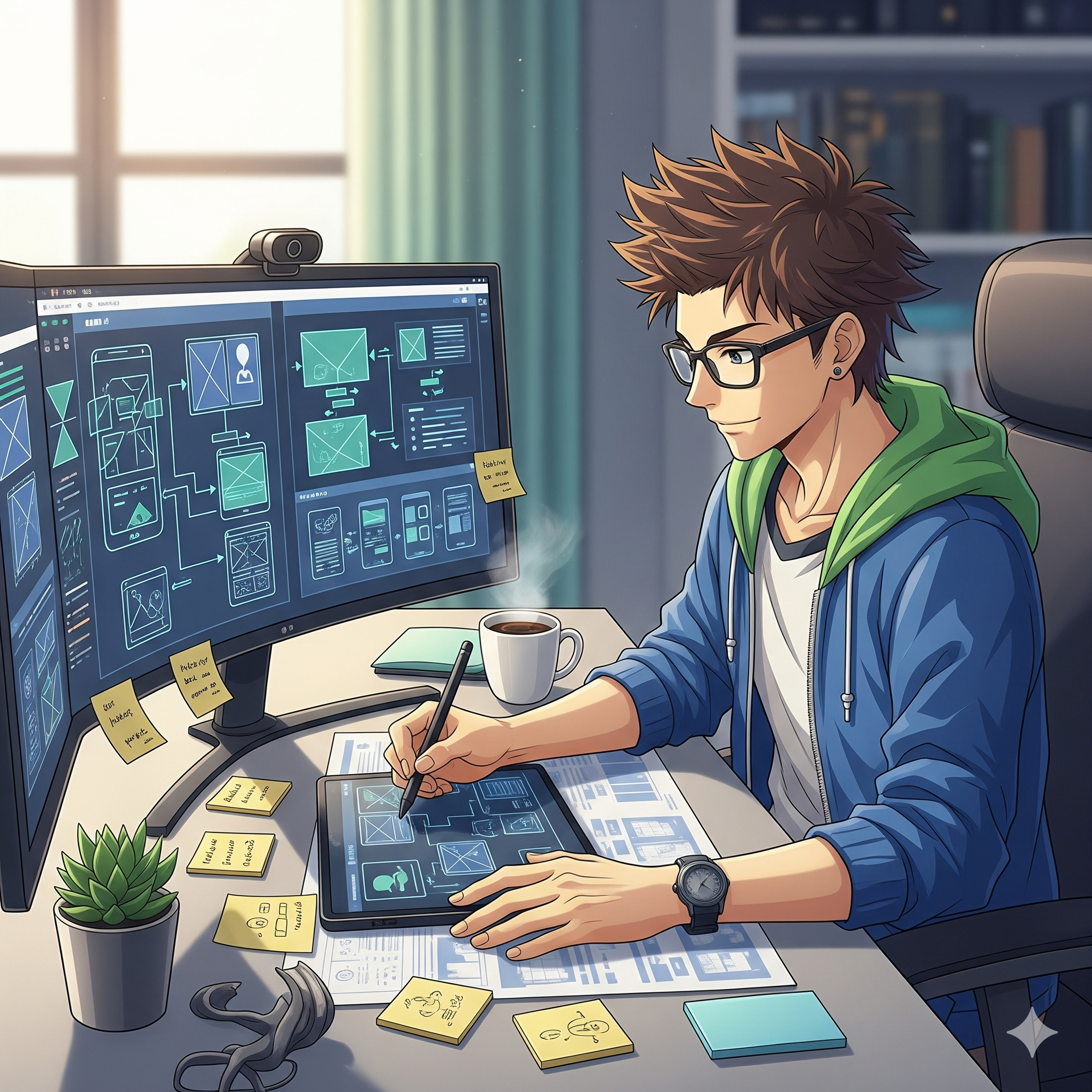 Person wearing a Google t-shirt