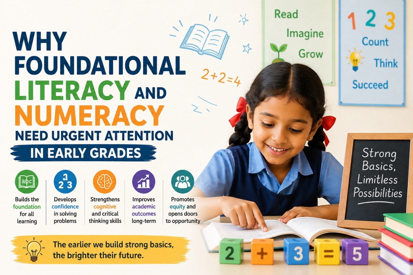 Why foundational literacy and numeracy need urgent attention in early grades